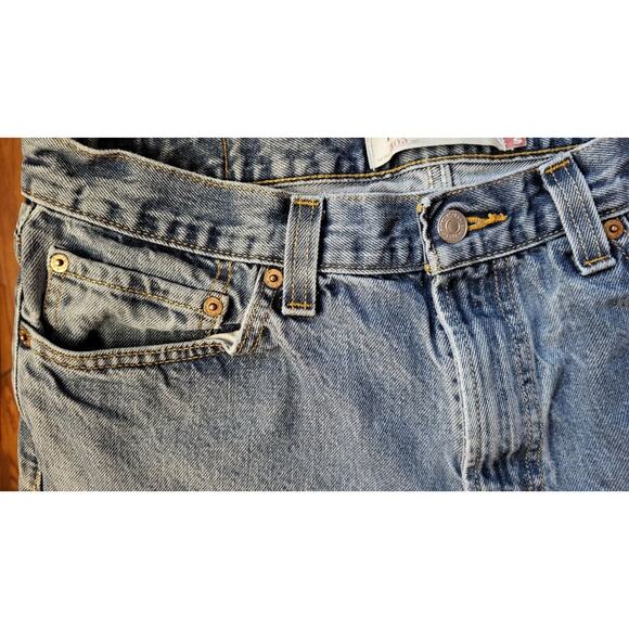 Levi's Jeans Men 34x31 Blue Denim 505 Regular Fit Straight Leg Medium Wash - Picture 12 of 16